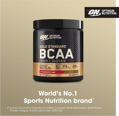 Gold Standard BCAA – Amino Acids & Electrolytes, Strawberry Kiwi, 28 Servings (266g)